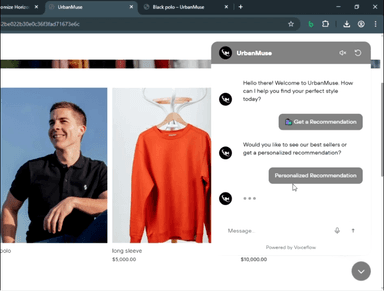 Smart Fashion Chatbot for Shopify