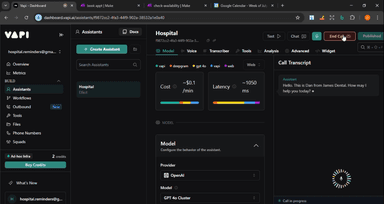 Voice-Enabled Dental Appointment Booking System