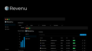 Revenu - Financial Dashboard App