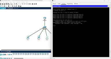 Cisco Packet Tracer Network Configuration(Academic Project)