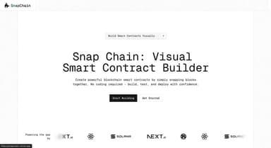 SnapChain: Visual Smart Contract Builder for Solana