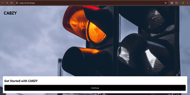 Cabzy - Ride booking Web app